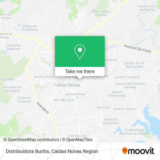 Distribuidora Buritis map