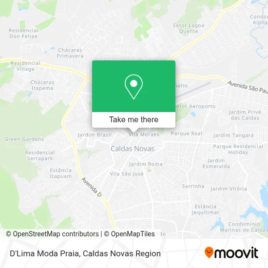 D'Lima Moda Praia map
