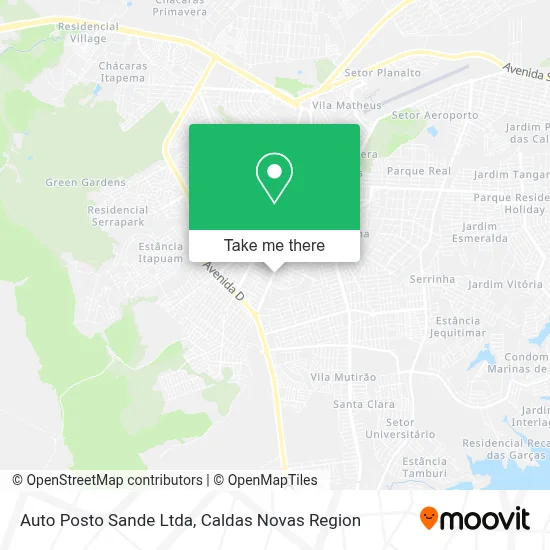 Auto Posto Sande Ltda map