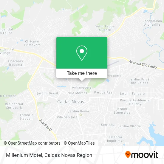 Millenium Motel map