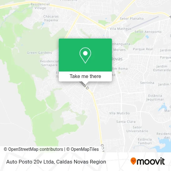 Auto Posto 20v Ltda map