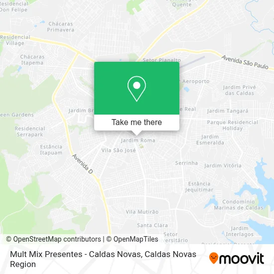 Mult Mix Presentes - Caldas Novas map