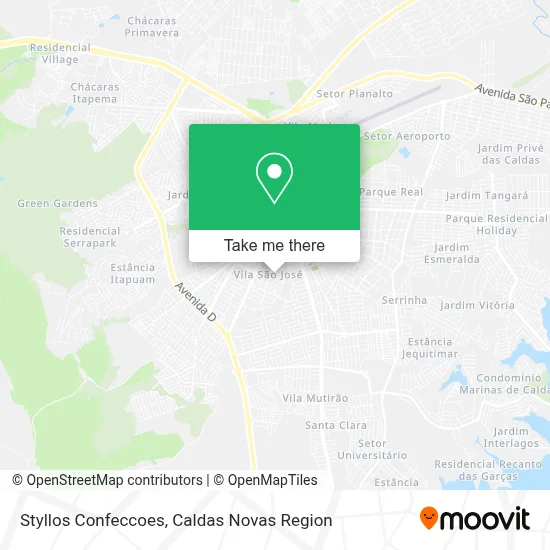 Styllos Confeccoes map