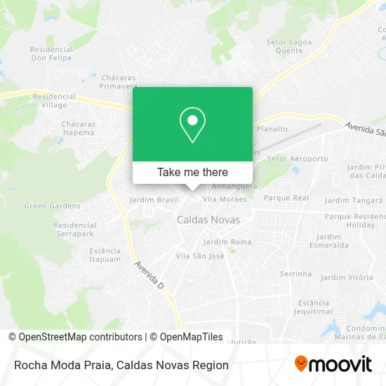 Rocha Moda Praia map