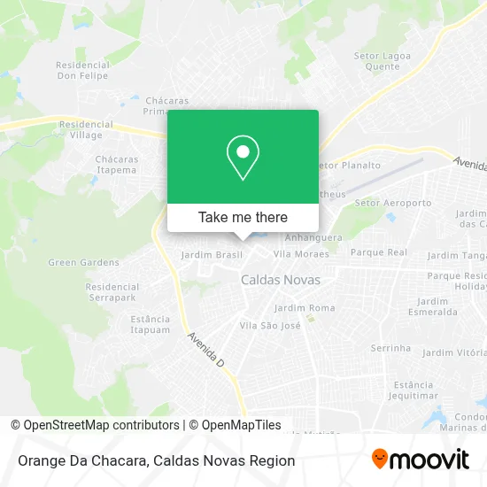 Orange Da Chacara map