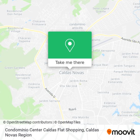 Condomínio Center Caldas Flat Shopping map