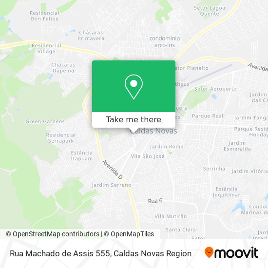 Rua Machado de Assis 555 map