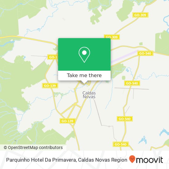 Parquinho Hotel Da Primavera map