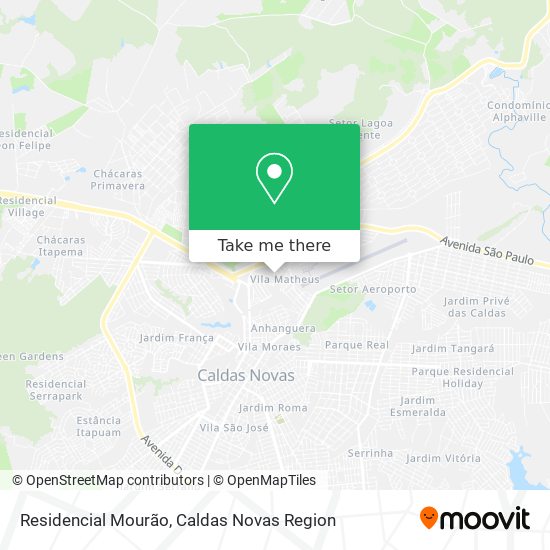 Residencial Mourão map