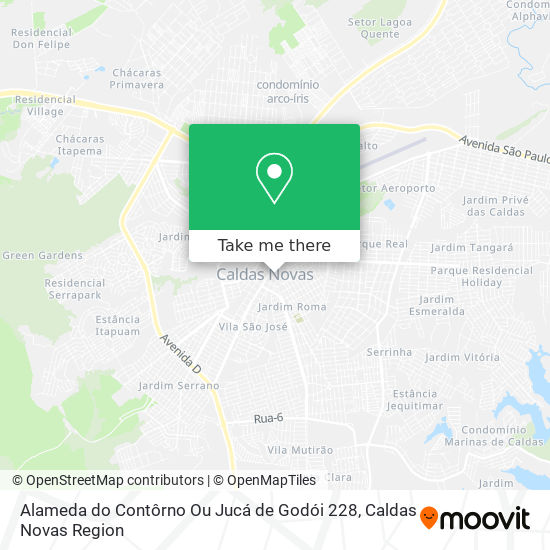 Alameda do Contôrno Ou Jucá de Godói 228 map