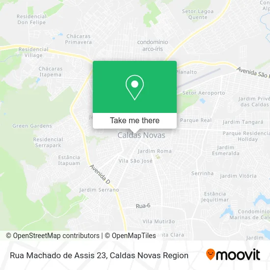 Rua Machado de Assis 23 map
