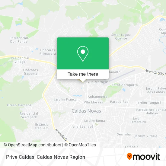 Prive Caldas map
