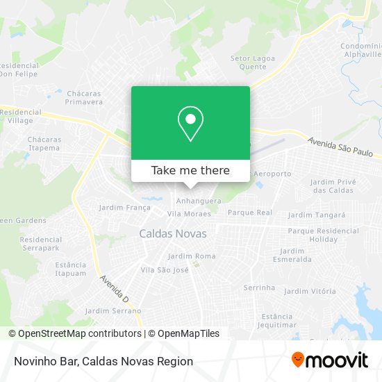 Mapa Novinho Bar