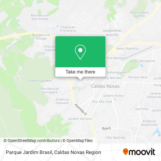 Mapa Parque Jardim Brasil