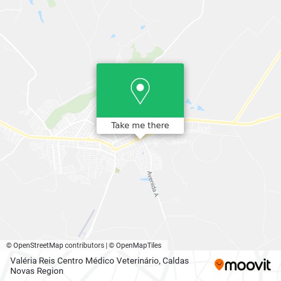 Mapa Valéria Reis Centro Médico Veterinário