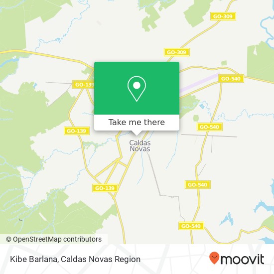 Kibe Barlana, Rua Major Victor, 33 Caldas Novas Caldas Novas-GO 75690-000 map