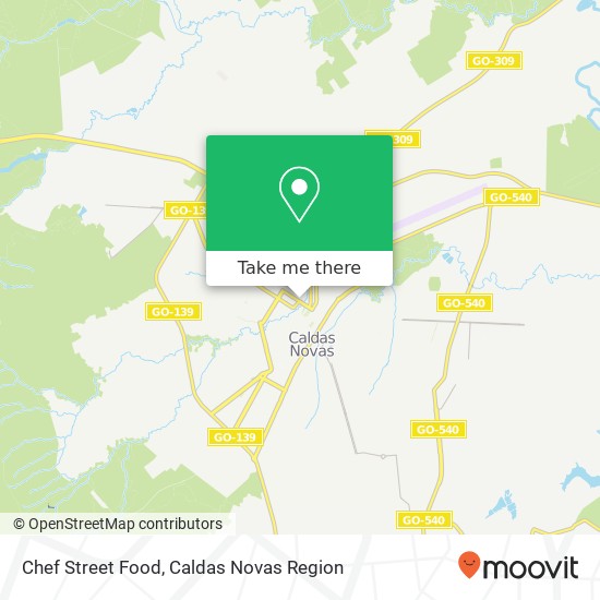 Chef Street Food, Alameda das Thermas Caldas Novas Caldas Novas-GO 75690-000 map