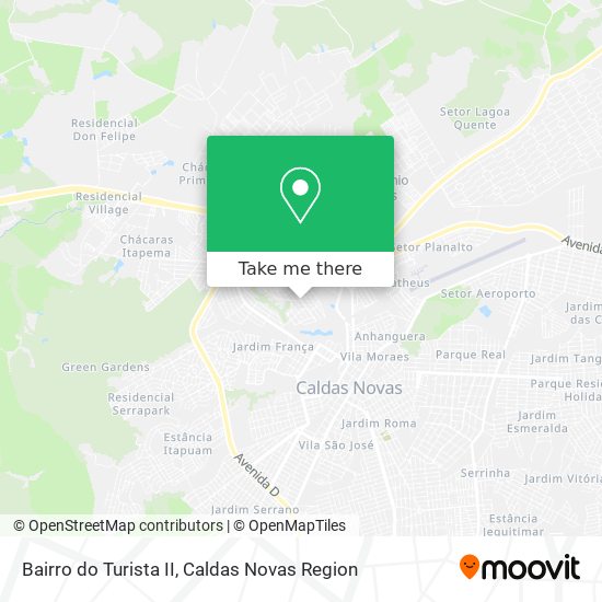 Bairro do Turista II map