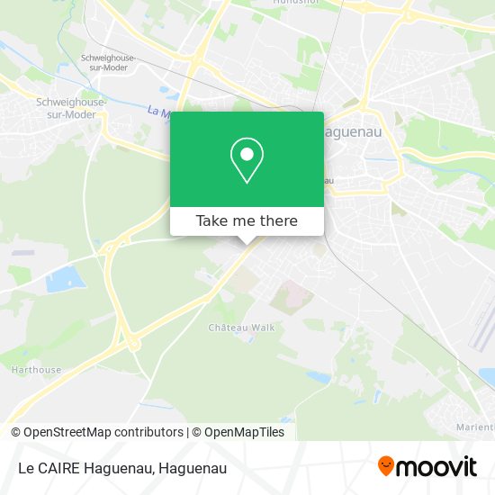 Mapa Le CAIRE Haguenau