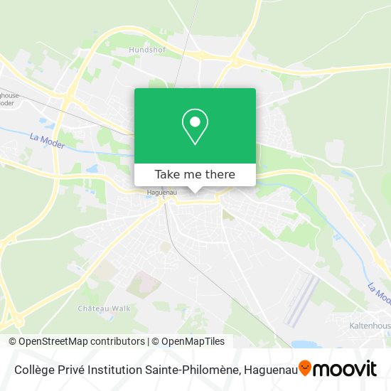 Collège Privé Institution Sainte-Philomène map