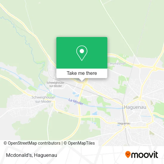Mcdonald's map