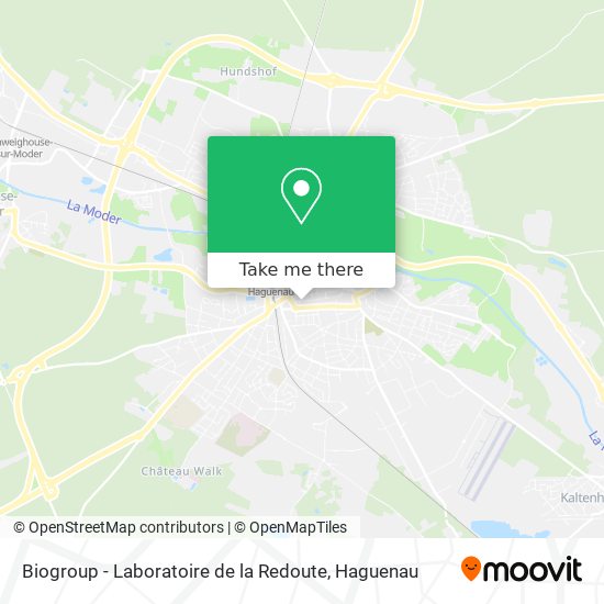 Biogroup - Laboratoire de la Redoute map
