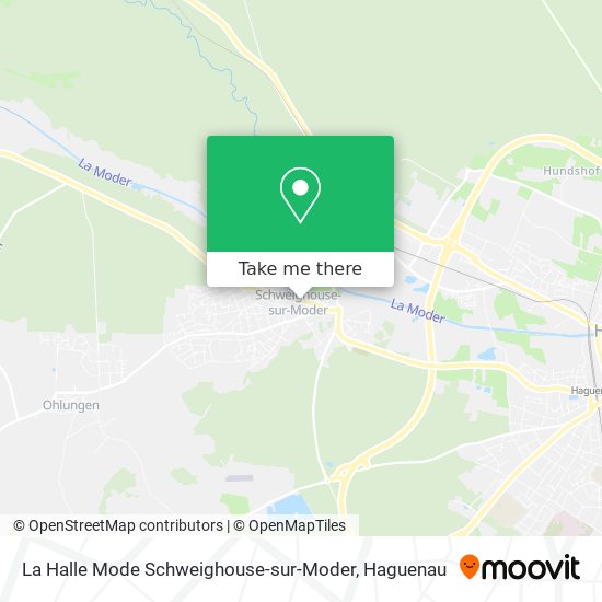 La Halle Mode Schweighouse-sur-Moder map