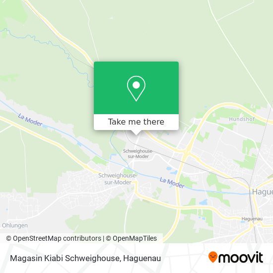 Magasin Kiabi Schweighouse map