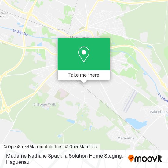 Madame Nathalie Spack la Solution Home Staging map