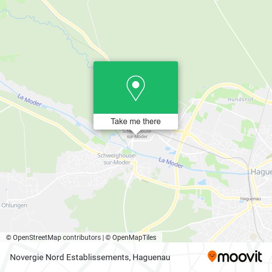 Novergie Nord Establissements map