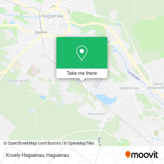 Kroely Haguenau map