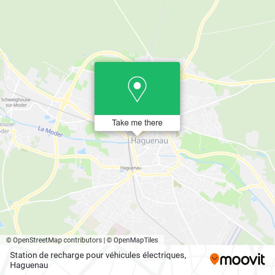 Station de recharge pour véhicules électriques map