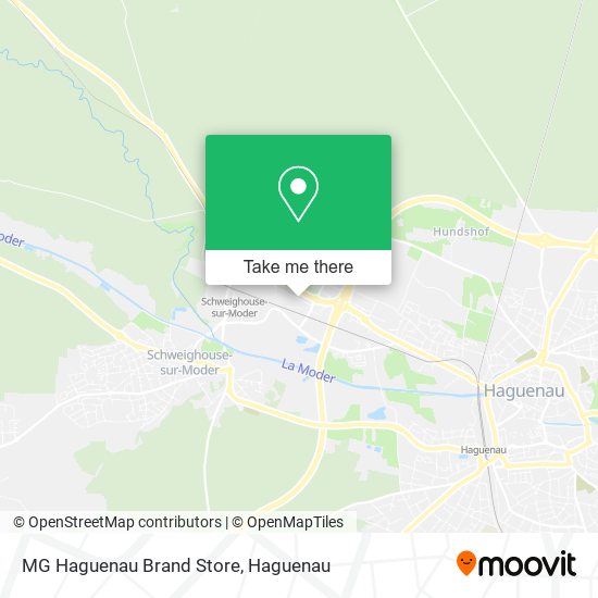 MG Haguenau Brand Store map