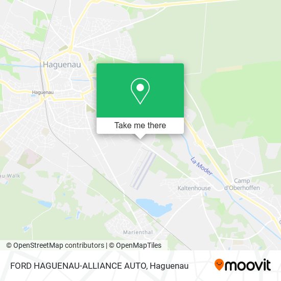 FORD HAGUENAU-ALLIANCE AUTO map