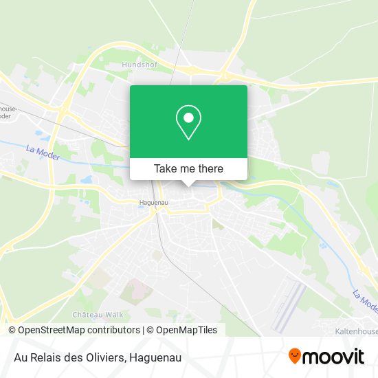 Au Relais des Oliviers map