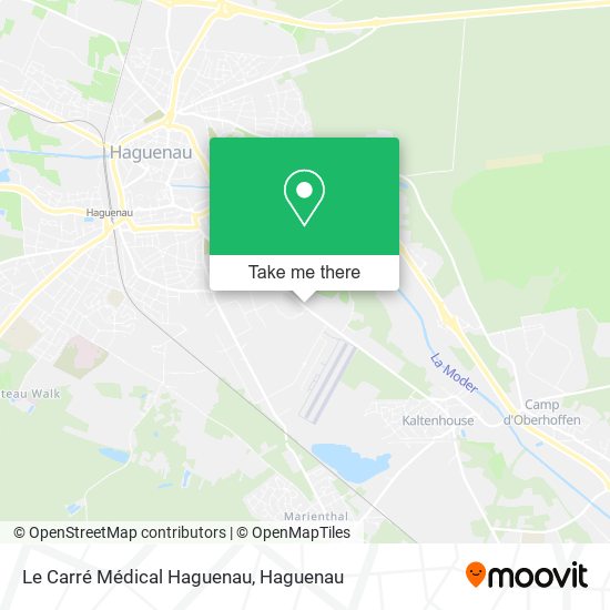 Le Carré Médical Haguenau map