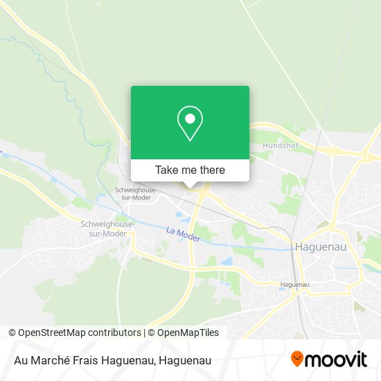 Au Marché Frais Haguenau map