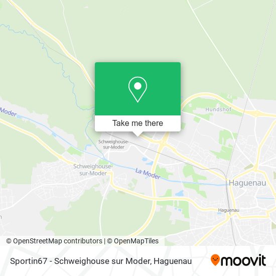 Mapa Sportin67 - Schweighouse sur Moder