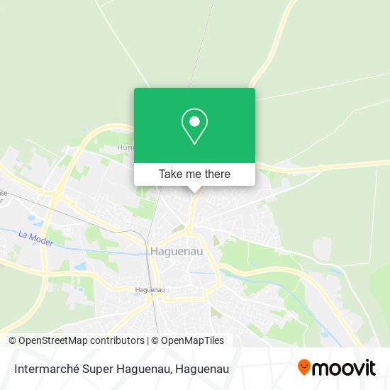 Intermarché Super Haguenau map