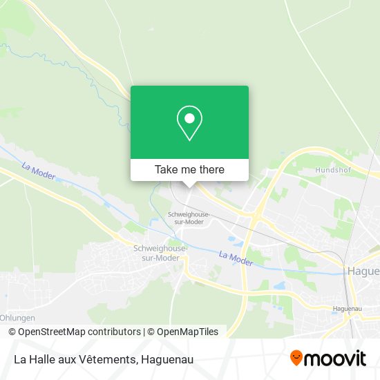 La Halle aux Vêtements map