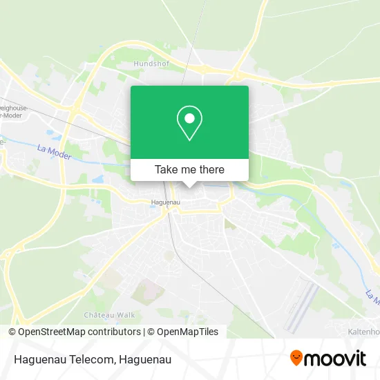Haguenau Telecom map