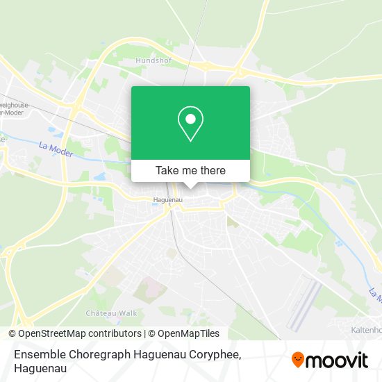 Ensemble Choregraph Haguenau Coryphee map