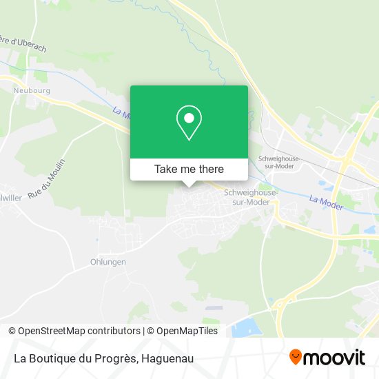 La Boutique du Progrès map