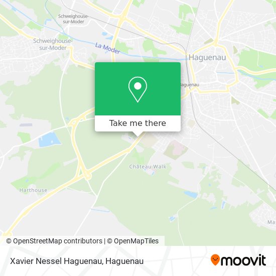 Xavier Nessel Haguenau map
