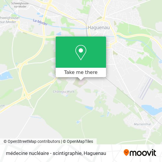 médecine nucléaire - scintigraphie map