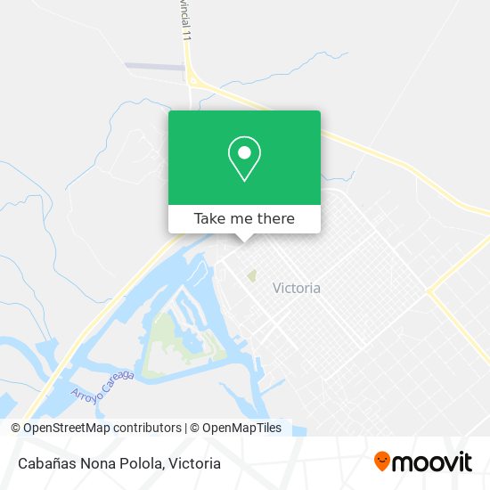 Mapa de Cabañas Nona Polola