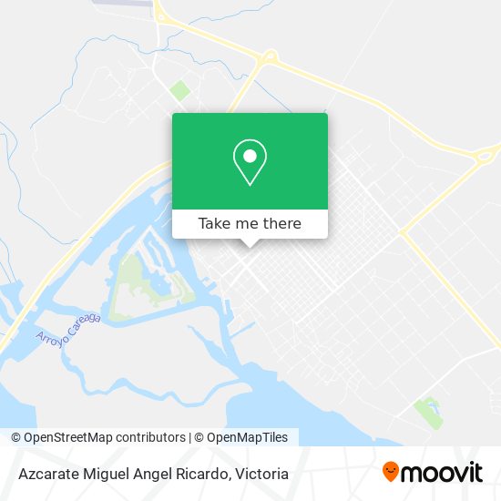 Azcarate Miguel Angel Ricardo map