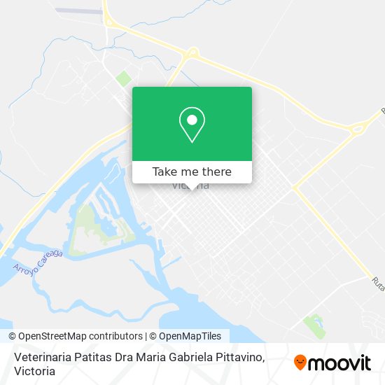 Veterinaria Patitas Dra Maria Gabriela Pittavino map