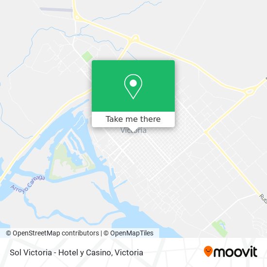 Sol Victoria - Hotel y Casino map