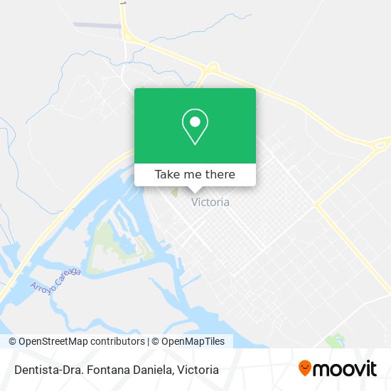 Mapa de Dentista-Dra. Fontana Daniela